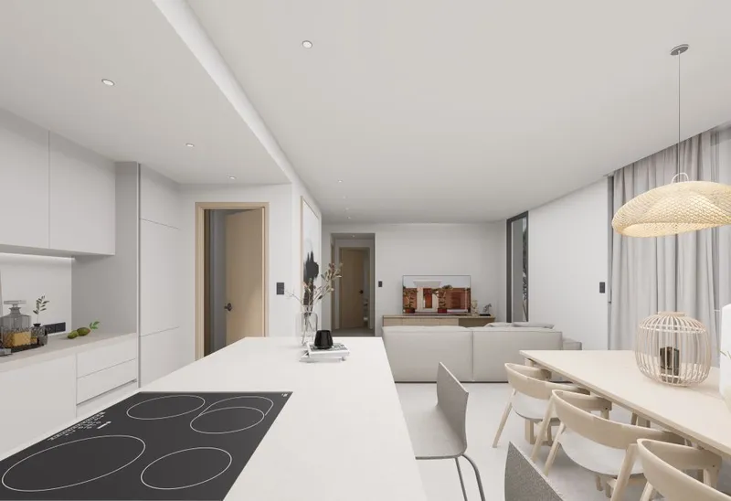 Luxurious and modern newly built apartments with communal pool, parking and storage room — photo 5