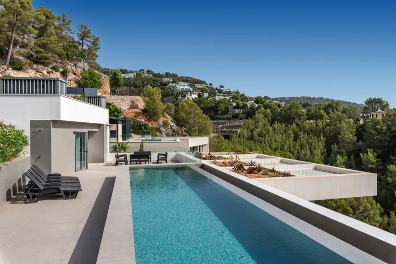 Contemporary Architectural Villa with Infinity Pool and Panoramic Views in Son Vida — photo 1