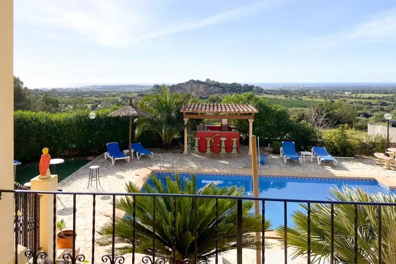 Spectacular finca with sea views and holiday rental license between Son Carrió and Cala Millor — photo 2