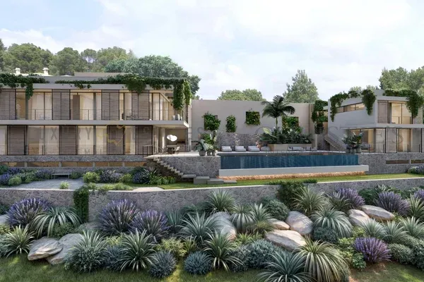 Plot in Port Andratx with planning permission for a modern villa with sea views and pool — photo 2