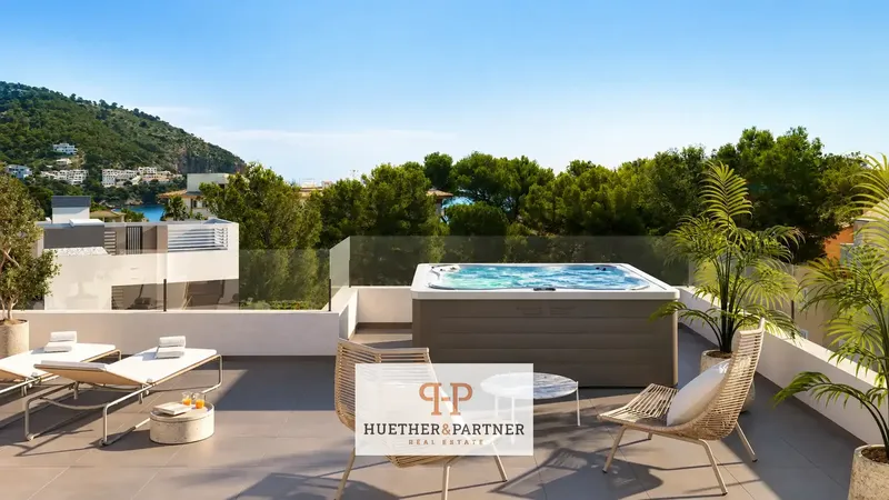 Exclusive duplex with rooftop terrace in Canyamel, Mallorca - living near the beach — photo 3