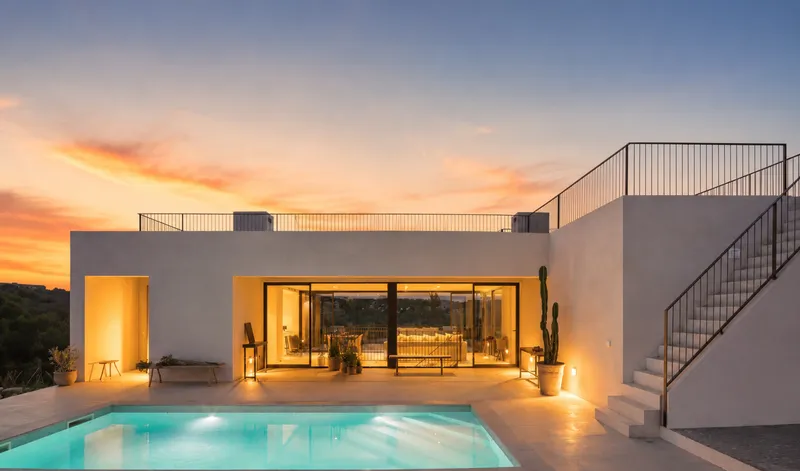 Modern luxury villa with views of the natural park in Cala Murada — photo 11