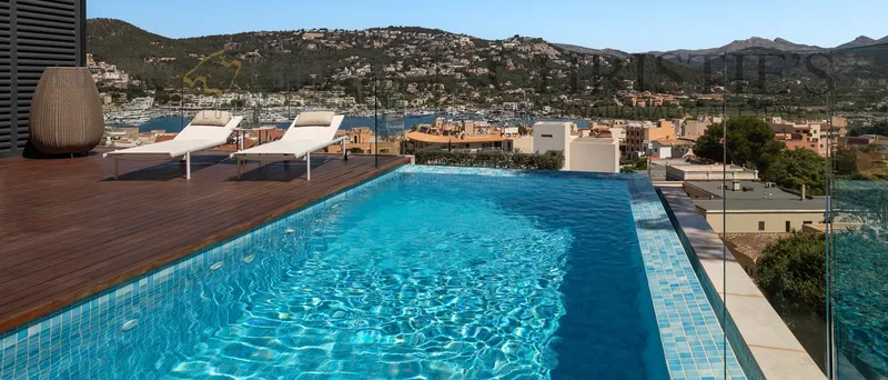 Modern newly built villa in Port Andratx town center location with views of the harbour — photo 1