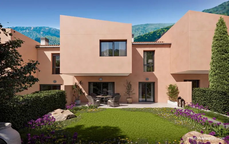 Newly constructed Mallorcan townhouses with 3 bedrooms, garage and communal gardens with swimming pool in Esporles — photo 2