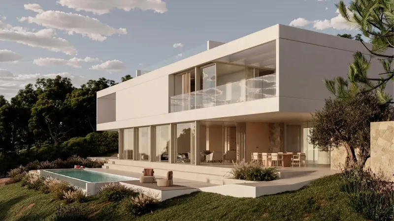 Líneas puras, espacios fluidos y una arquitectura de vanguardia definen esta impresionante villa de nueva — photo 1