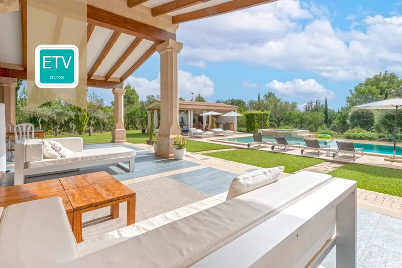 Charming finca in Pollensa, close to the golf course with large garden and pool — photo 1
