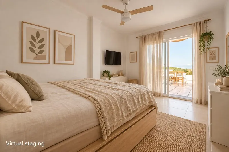 Apartamento en esquina con amplia terraza y vistas al mar en Portinatx — photo 7