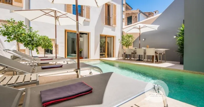 Mallorcan authenticity with pool and sauna in the heart of Pollença with Luxury Rentals Mallorca and C&M FINE HOMES — photo 1