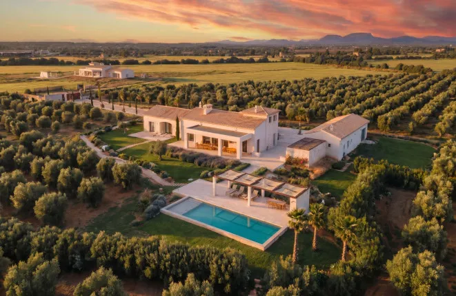 Sa Rapita, luxury finca with pool & olive grove – ready-to-move-in new build near Es Trenc and Sa Ràpita — photo 2