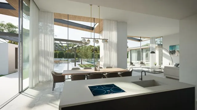 New Balinese style villa for sale close to a golf course in Santa Ponsa, Mallorca — photo 4