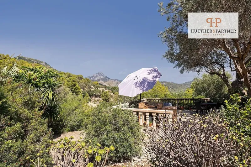 Mediterranean stone finca with panoramic views, pool and absolute privacy in southwest Mallorca — photo 9