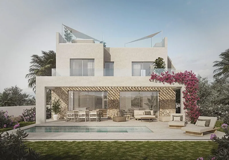 Modern, elegant new-build villa in Cala Figuera - Contemporary architecture. Mediterranean lifestyle — photo 2