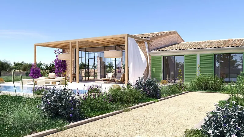 Spacious newly built finca with a guest house in the center of the island — photo 4