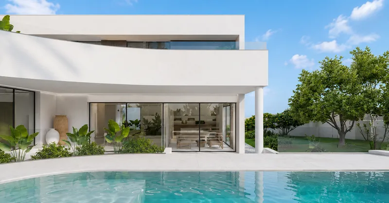 Building Plot with Approved Licence and Contemporary Villa Project in Nova Santa Ponsa — photo 2