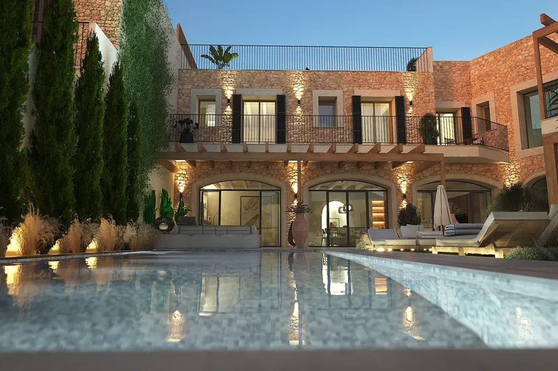 New-build townhouse in modern finca style in the centre of Ses Salines — photo 5