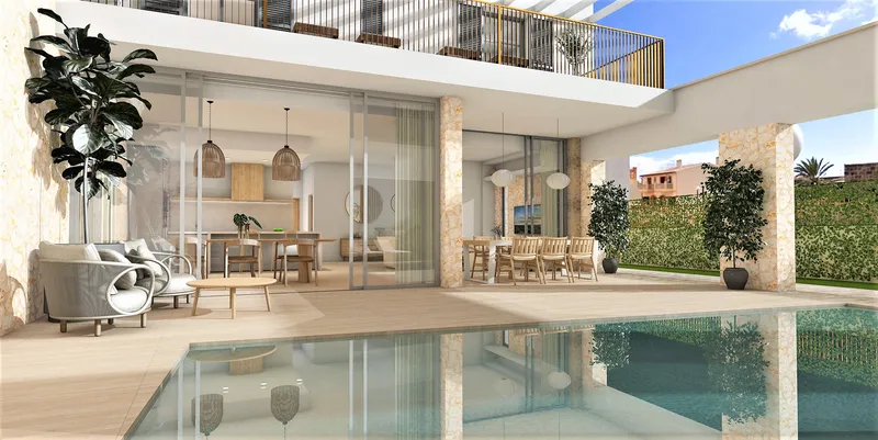 Townhouse in Ses Salines - New build with pool — photo 1