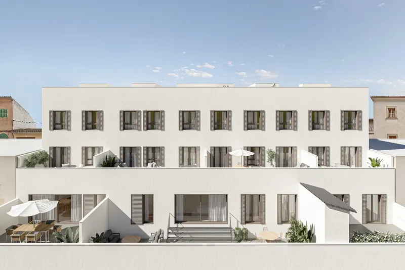 Apartment in Campos - View of the terrace of the ground floor apartment — photo 1