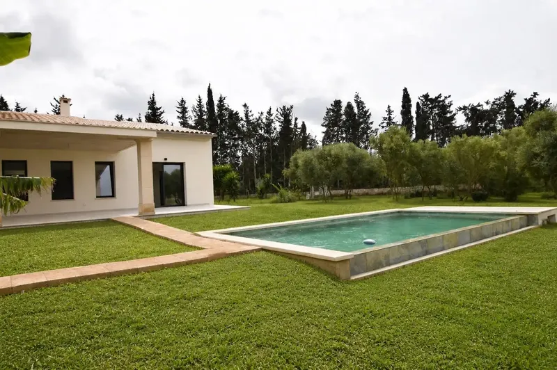 Newly built rustic finca with pool, own well and views of the Serra de Tramuntana in Muro — photo 3
