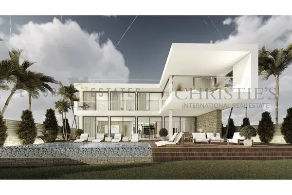 Modern new villa in Cala Vinyas with partial sea views — photo 1