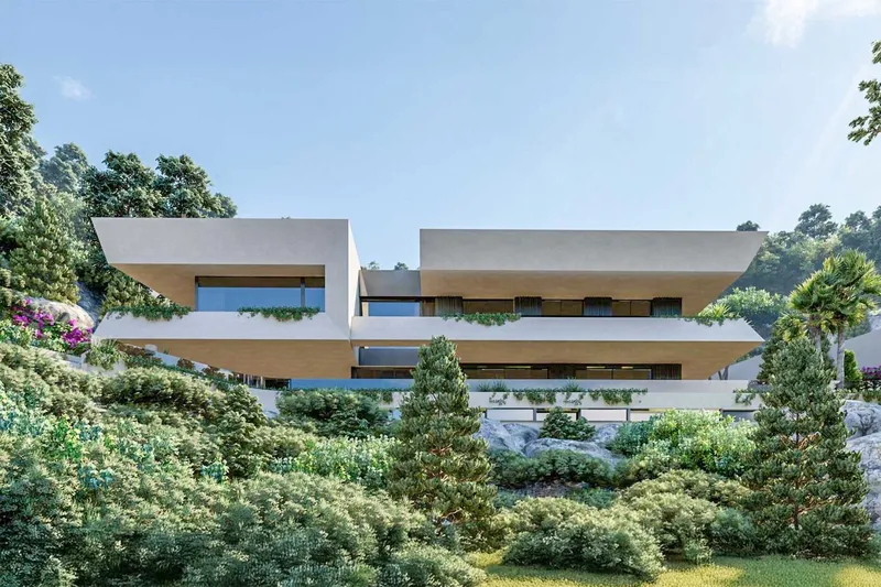 Spacious building plot with panoramic views and project for exclusive villa in Son Vida — photo 8