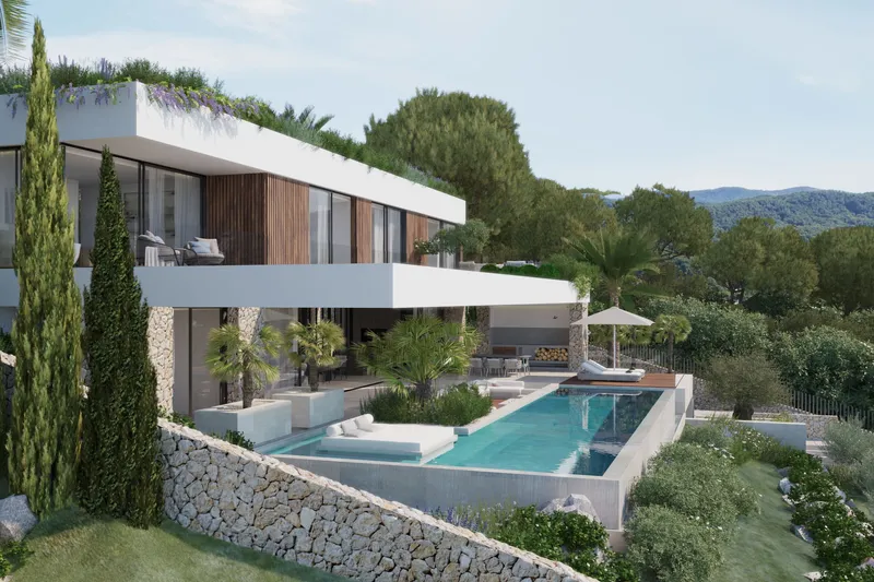 New-build villa of the highest class with breathtaking panoramic sea views — photo 7
