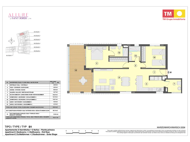 Newly built maisonette apartment near completion with several terraces and jacuzzi — photo 4