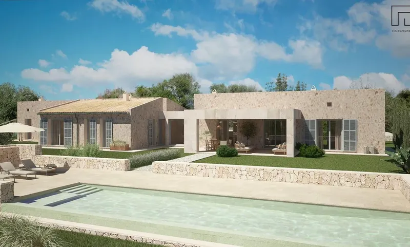 Exclusive rustic finca under construction with charm... — photo 1