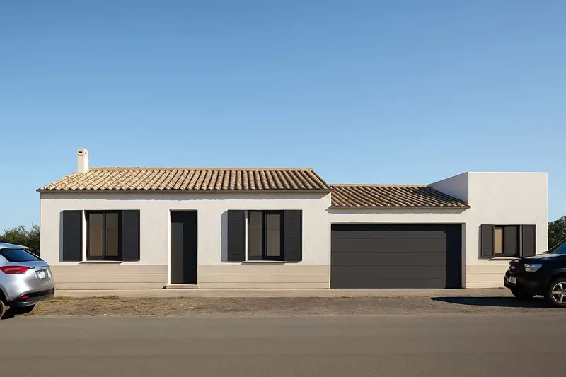 This modern newly built detached house in Consell is already 85% finished and is characterized by its contemporary architecture — photo 4