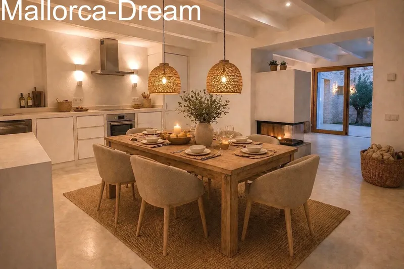 Son Servera: A unique townhouse with a sea-view roof terrace, air conditioning, underfloor heating, a heat pump and a solar panel system, situated in the historic — photo 3
