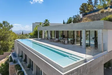 Son Vida — Sculptural Concrete Villa with 28 m Pool — photo 1