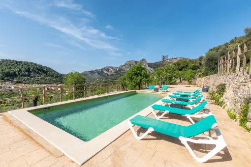 Bunyola, charming finca with views over the valley in Bunyola — photo 4