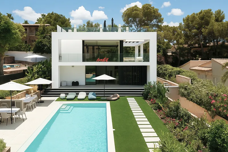 Modern villa with two pools and panoramic terrace in the exclusive area of Bendinat — photo 2