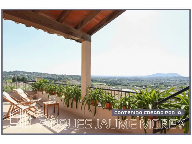 Lovely and cozy village house at the foot of the Tramuntana mountains in the village of Selva with fantastic open views — photo 1