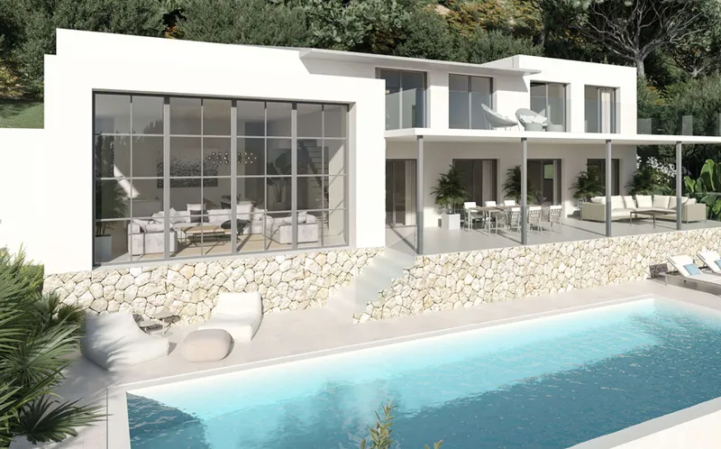 Exceptional building plot with approved licence for a new-build villa in Puerto Pollensa — photo 3