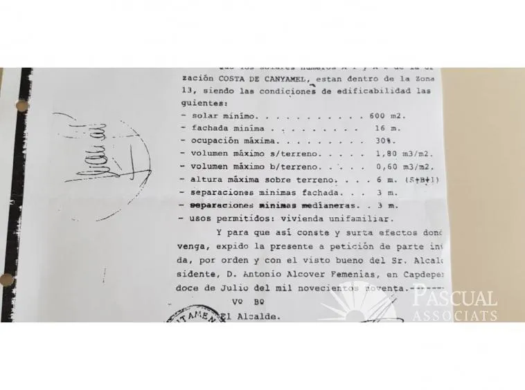 Plot for sale in Canyamel — photo 11