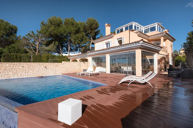 Fabulous villa overlooking the sea, urbanization Puig de Rós, Mallorca. — photo 4
