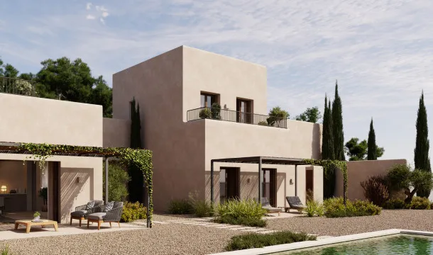 New built villa with pool on a large plot in Ses Salines — photo 11