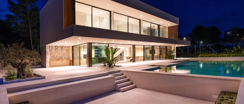 Modern newly built villa in Sa Coma near Bunyola with top features and spectacular views — photo 2