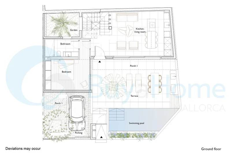 Exclusive townhouse project with pool and terraces in Son Espanyolet — photo 12