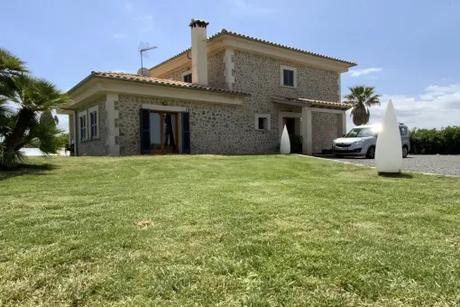 Muro: Natural stone finca with pool and olive tree plantation near Playa de Muro — photo 1