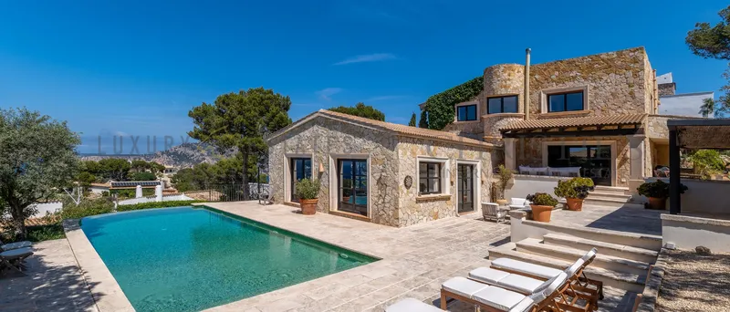 Mediterranean villa in Port Andratx with fantastic sea views and vacation rental license — photo 1