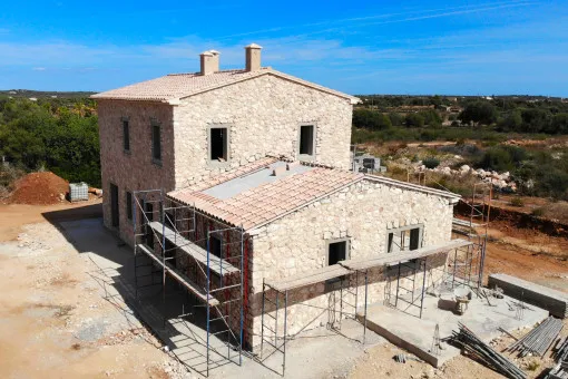 Ses Salines, beautiful new build finca in shell construction near Ses Salines — photo 6