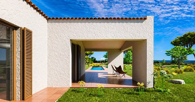 Plot with project to build a finca in Ses Salines Mas — photo 8