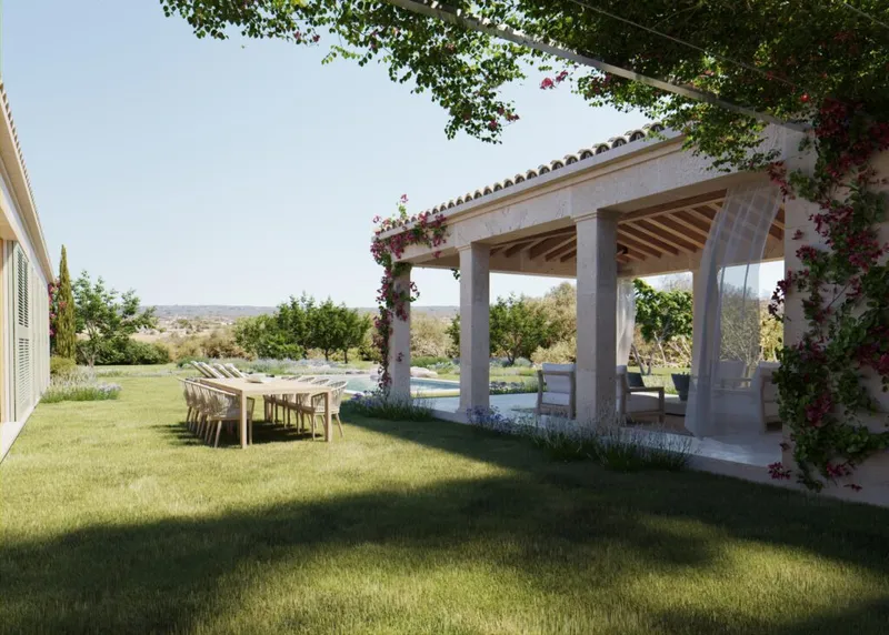 New-Build Mediterranean Estate with Guest Accommodation and Extensive Grounds in Campos — photo 2