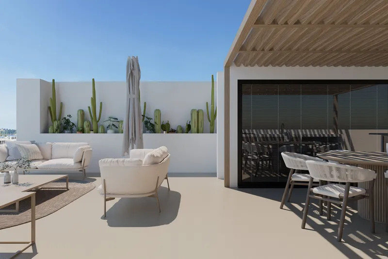 Penthouse in Puerto Pollenca - Dreamlike rooftop terrace with impressive sea views — photo 7