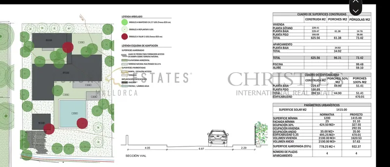 Plot in Santa Ponsa with construction project for modern villa with sea views — photo 10