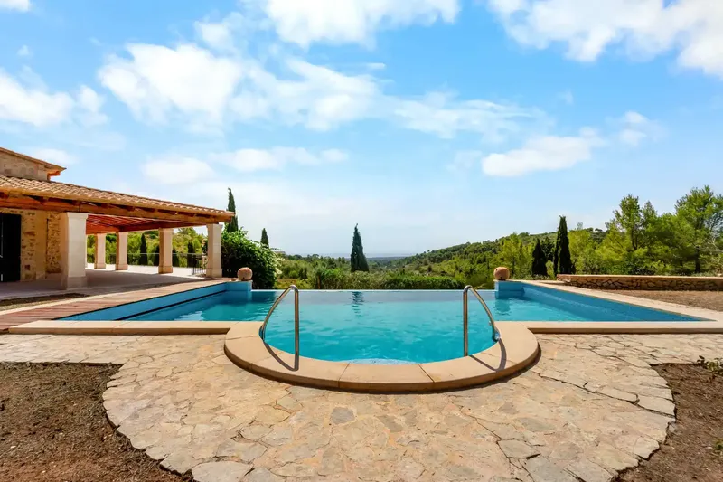 Natural stone finca with sea views in the hills of Son Macià — photo 4
