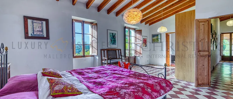 Traditional finca in Andratx with mountain and sea views — photo 12