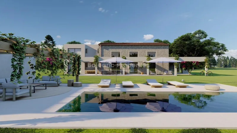 Turnkey finca with pool and gardens for sale in Llucmajor, South Mallorca — photo 1