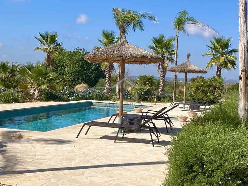 Brand new sea view luxury country home, only 3 km distance to Es Trenc Beach. — photo 4